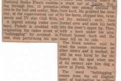 bill pickett hall of fame article